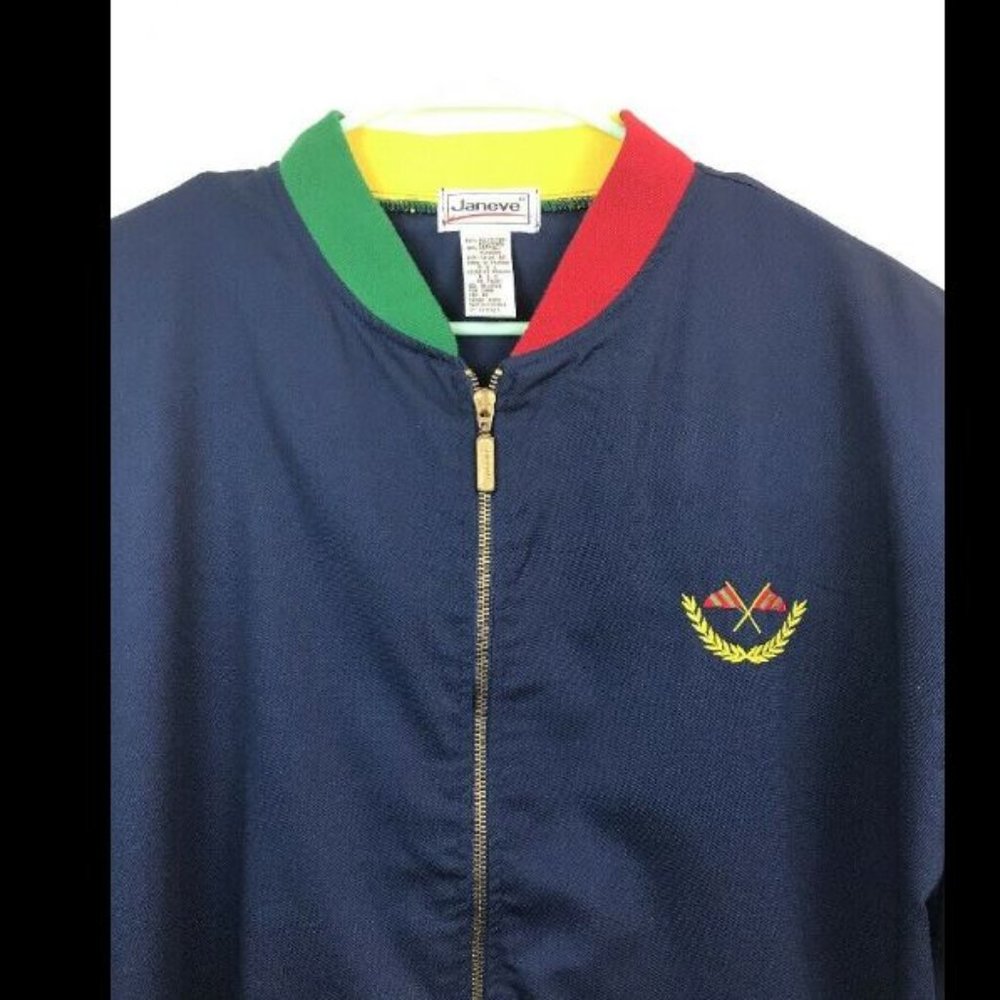 Janeve color block jacket M